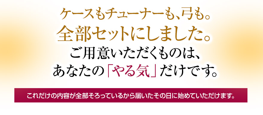 ヴァイオリン初心者必見！あなたの人生に「やさしいヴァイオリン」、カタログ画像