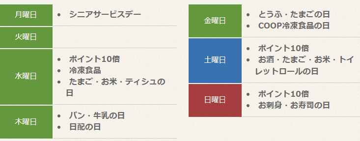 「コープあきた」のくらしのサービス、カタログ画像
