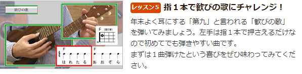 ウクレレ初心者必見！「古川忠義先生ウクレレ上達講座」、カタログ画像